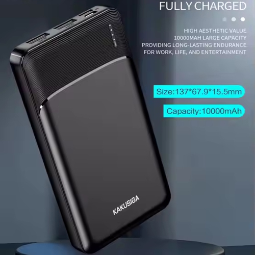 10000&nbsp;mAh – Chargeur de batterie externe micro USB USB-C, chargeur portable pour iPhone, tablettes iPad de Samsung, noir