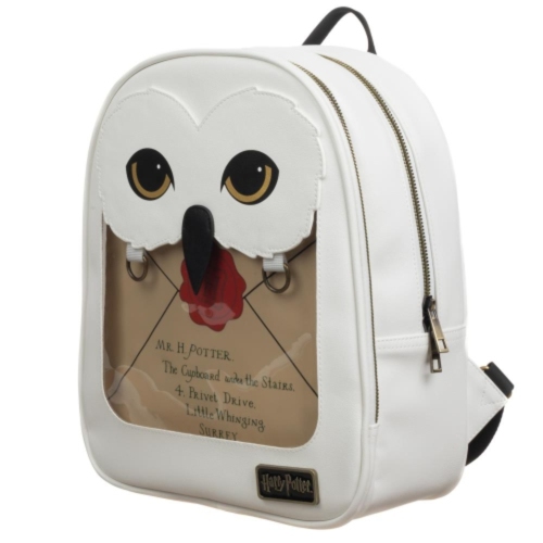 Harry Potter Hedwig Hogwarts Letter Faux Leather Mini Backpack