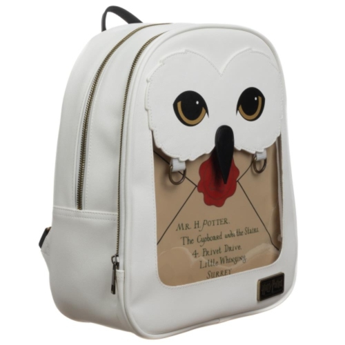 Harry Potter Hedwig Hogwarts Letter Faux Leather Mini Backpack