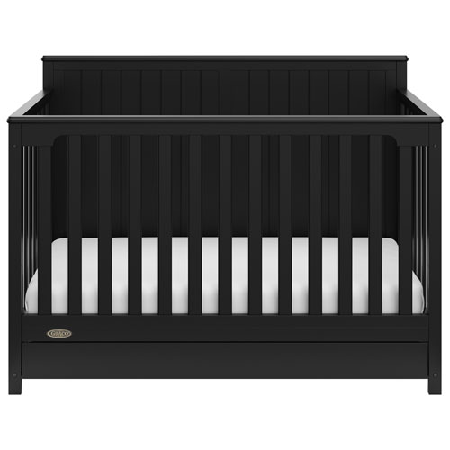 Graco Hadley 4-in-1 Convertible Crib with Drawer - Black