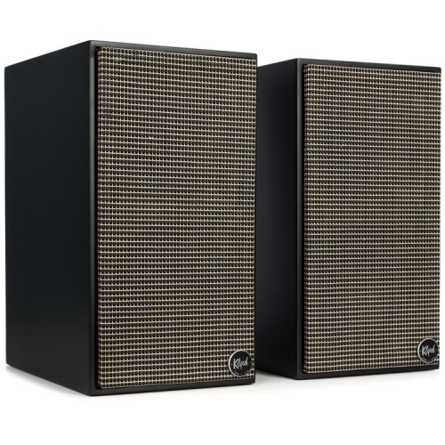 Klipsch The Fives Powered BT Bookshelf Speakers - Pair - Black-Open Box