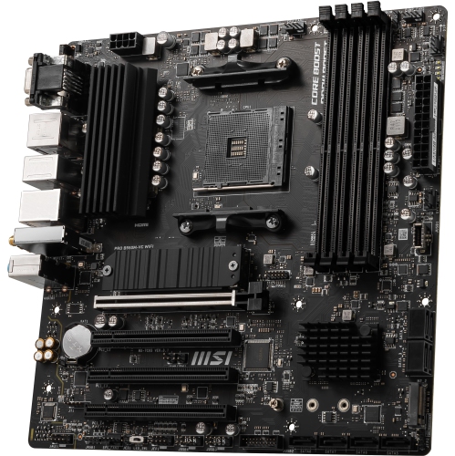 MSI PRO B550M-VC WIFI, AMD MATX AM4, WiFi6 Supports 3rd Gen
