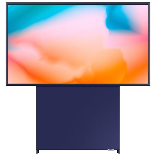 Boîte ouverte - téléviseur intelligent Tizen HDR QLED UHD 4K 43 po The Sero de Samsung - 2022 - Bleu marine