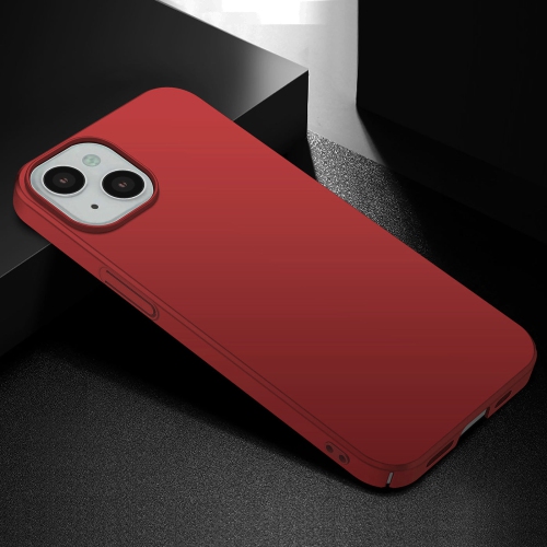PANDACO Hard Shell Metallic Red Case for iPhone 14 Plus