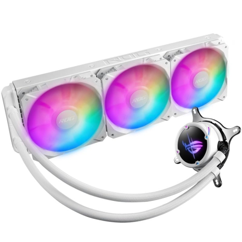 ASUS ROG Strix LC II 360 ARGB White Edition RGB Liquid CPU Cooler – 360mm Radiator