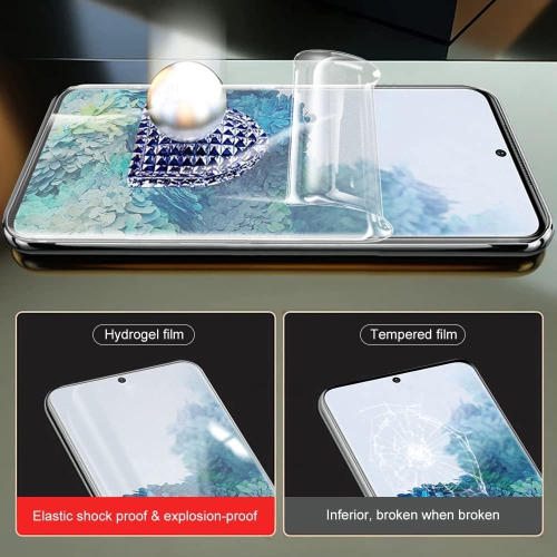 Paquet de 3 protecteurs d'écran SuperShield pour Samsung Galaxy S20 FE 5G, pellicule de protection en TPUR souple à couverture complète, anti-bulles