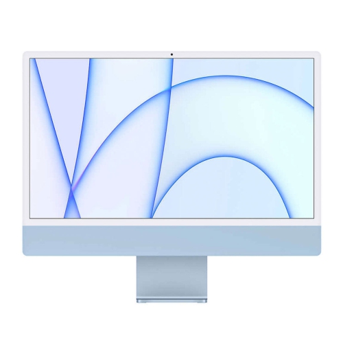 Apple iMac (M1 Chip / 8-Core CPU / 7-Core GPU / 8GB RAM / 256GB SSD / 24-in  4.5K Retina Display / Blue / MJV93LL/A) - Apple Care+ Expires OCTOBER 2024  