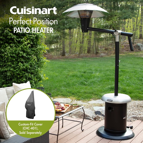 Cuisinart Perfect Position Overhead Patio Heater, Extra Large 33" Heat Shield - COH-400
