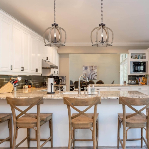 Modern Farmhouse 3-Light Antique Wood Cage Chandelier Lantern Globe Pendant Lights