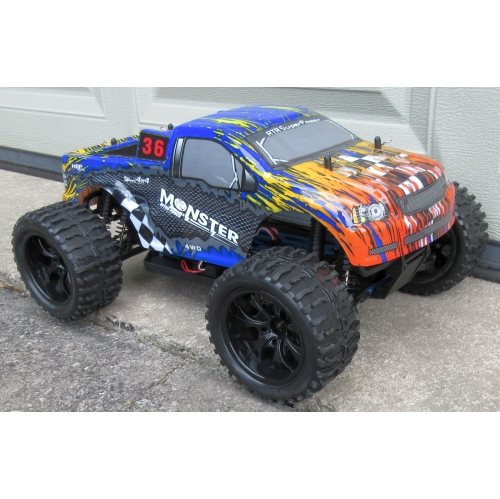 RC Monster Truck Electric 1/10 Scale 4WD 88042 FREE SHIPPING