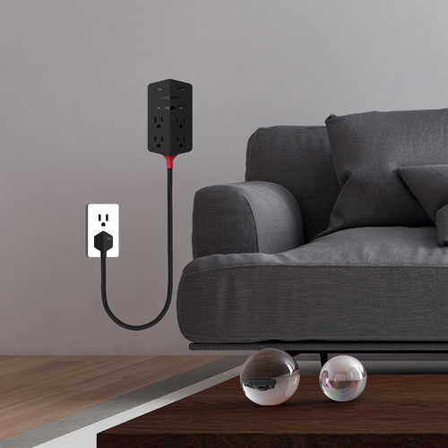 Parasurtenseur à 4 prises à 2 ports USB 540J Power Shield XL de Monster