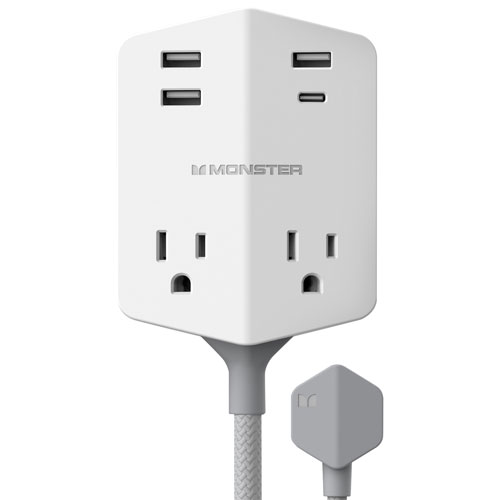 Monster Power Shield 2-Outlet 4-USB Surge Protector