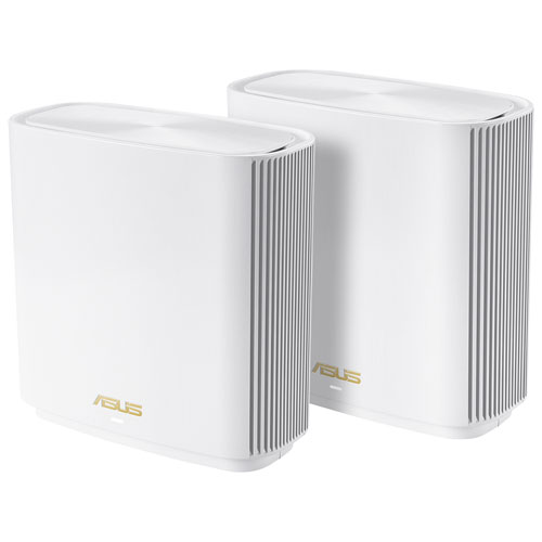 ASUS ZenWifi XT9 Whole Home Mesh Wi-Fi 6 System - 2 Pack - White
