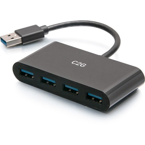 C2G  4-Port USB-A 3.0 Hub - Superspeed USB 5GBps (54461) Works great, fits my needs instead of a docking station!