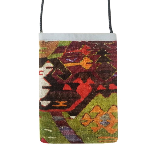 Sac à bandoulière en laine Kilim de SONNATI