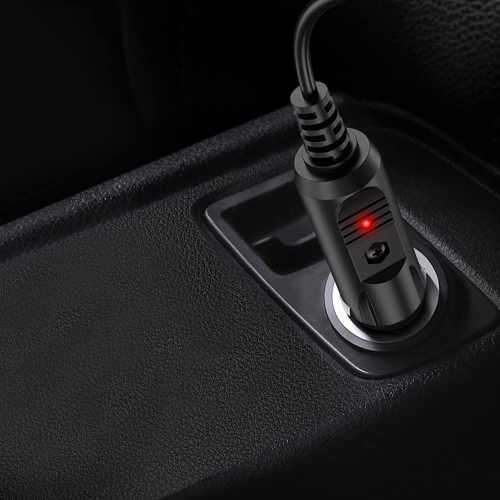 DC 12V 2A Car Charger Universal Power Cord 5.5x2.1mm to Cigarette Lighter with 8 Connector for DVD Player, GPS, Bluetooth Speakers, Breast Pump,