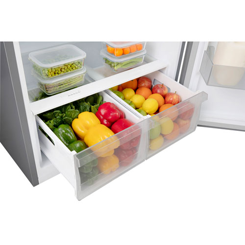 Hisense 30" 18 Cu. Ft. Top Mount Freezer Refrigerator - Stainless Steel