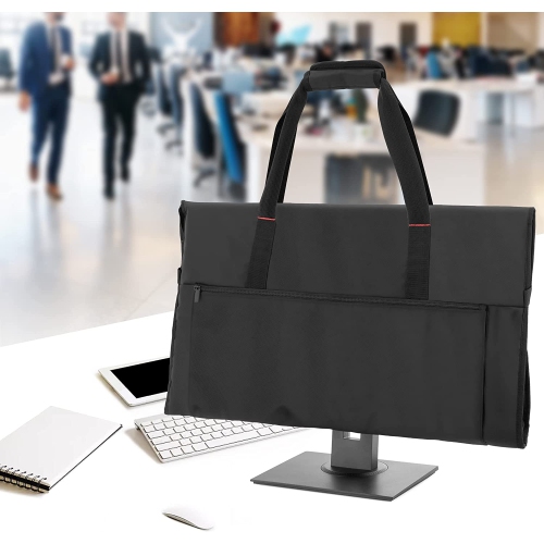 Travel Carrying Case Compatible with 27' iMac / 27' LCD Screens, Protective Monitor Dust Cover Travel Bag with Padded Velvet Lining for 27' Monitor