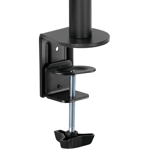 Dual LCD LED Monitor Desk Mount Stand with C-clamp Heavy Duty Fully Adjustable Arms Hold 2 Screens up to 32 inches