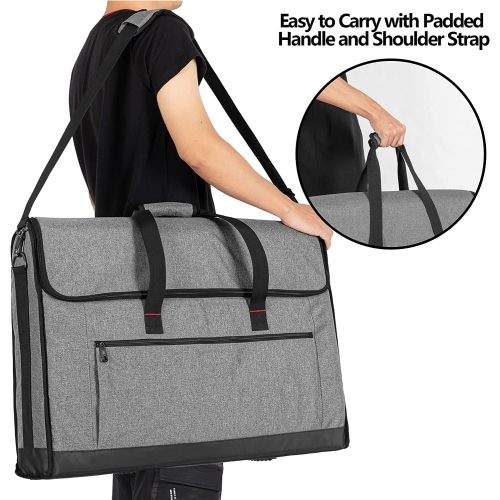 Monitor Carrying Case 24-27 Inch Padded Travel Bag Hold Up to 2 LCD Screens/TVs, Not Compatible with iMac or All-in-One Computer, with Accessories