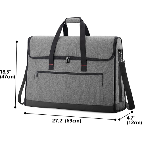 Monitor Carrying Case 24-27 Inch Padded Travel Bag Hold Up to 2 LCD Screens/TVs, Not Compatible with iMac or All-in-One Computer, with Accessories