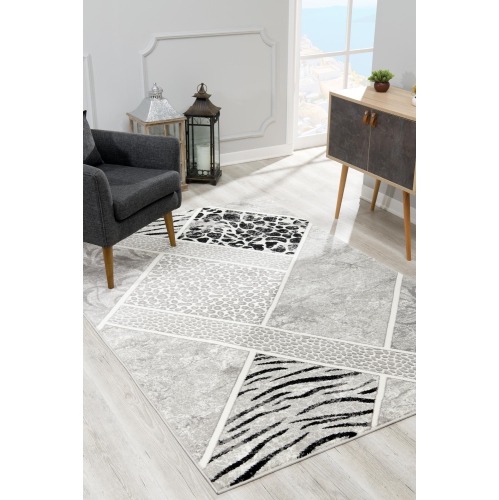 Rug Branch Modern Geometric Animal Print Indoor Rug