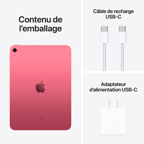 Apple iPad 10.9" 256GB with Wi-Fi 6 (10th Generation) - Pink