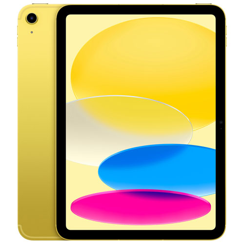 iPad de 10,9 po et de 256 Go d'Apple avec Wi-Fi 6 et 5G - Jaune