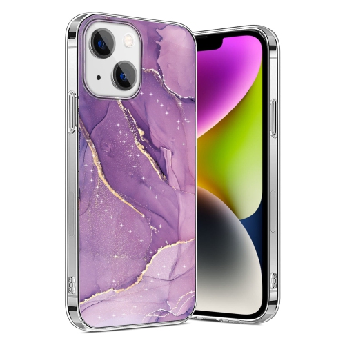 SAHARACASE  - Marble Series Case for Apple Iphone 14 Plus - Marble In Purple