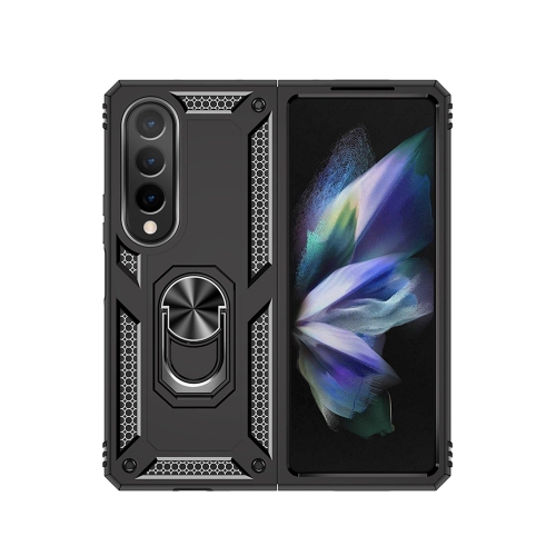 SaharaCase - Heavy Duty Kickstand Series Case for Samsung Galaxy Z Fold4 - Black