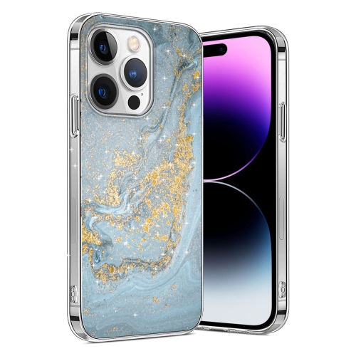 SAHARACASE  - Marble Series Case for Apple Iphone 14 Pro - Marble In Blue