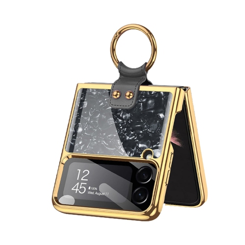 SaharaCase - Marble with Ring Case for Samsung Galaxy Z Flip4