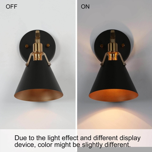 Modern 1-Light Single Wall Sconce Silver Metal Shade for Kithcen