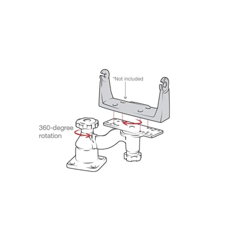National Products RAM-109H Marine Ram Single Swing Arm Mount System