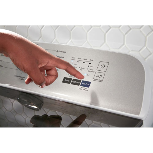 Laveuse à chargement par le haut 5,4 pi³ Pet Pro de Maytag - Blanc