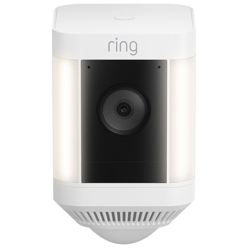 Ring Spotlight Cam Plus Wire-Free 1080p HD IP Camera - White