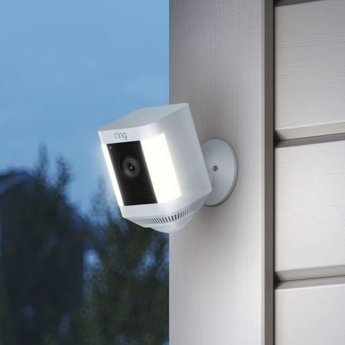 Ring Spotlight Cam Plus Wire-Free 1080p HD IP Camera - White