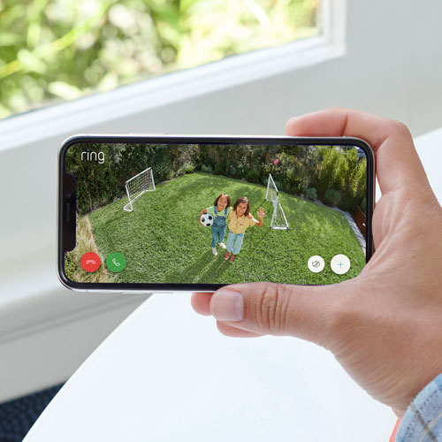 Ring Spotlight Cam Plus Wire-Free 1080p HD IP Camera - White