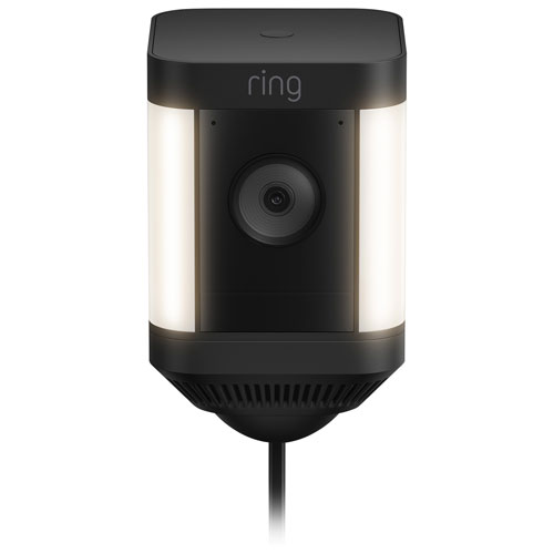 Ring Spotlight Cam Plus Wired 1080p HD IP Camera - Black