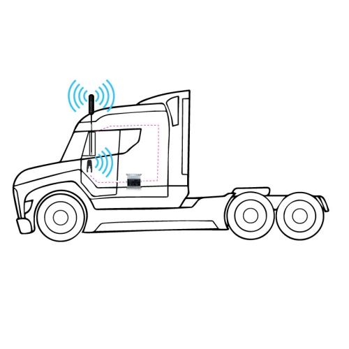 Amplificateur de signal cellulaire ultra-puissant 4G/5G compatible avec le système Smoothtalker Trucker X6 Xtube Pro 55 dB 6 bandes avec antenne