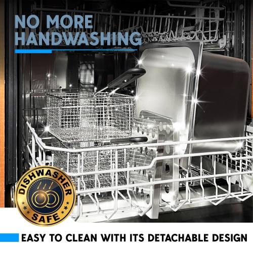 Biltek Double Deep Fryer with Baskets for Home Use and Small Business, Commercial Electric Deep Fryer, 2 x Large Removable Baskets, Outdoor Electric