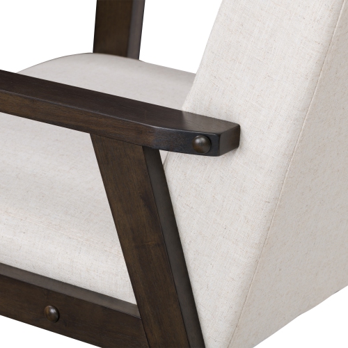 CorLiving LTS-102-C Greyson Wood Armchair