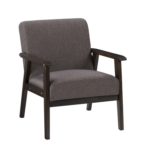 CorLiving LTS-101-C Greyson Wood Armchair