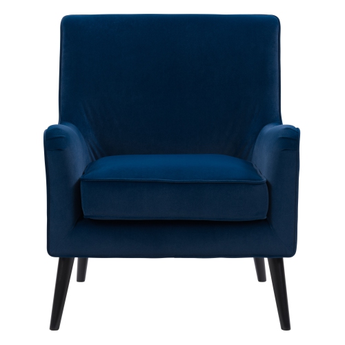 Fauteuil moderne Elwood en bleu