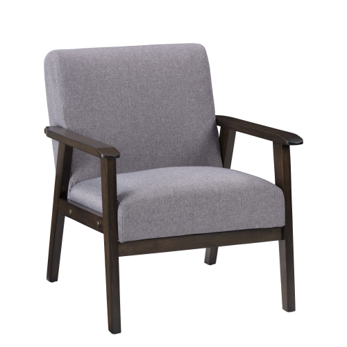 CorLiving LTS-100-C Greyson Wood Armchair