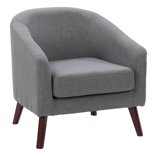 CorLiving LSS-150-C Elwood Modern Tub Chair in Grey