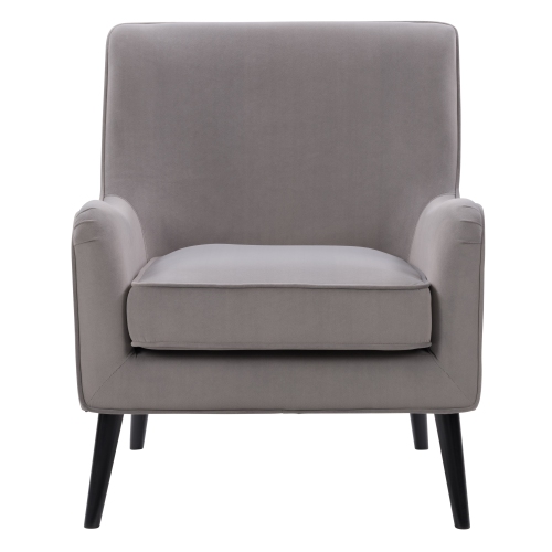 Fauteuil moderne Elwood en gris