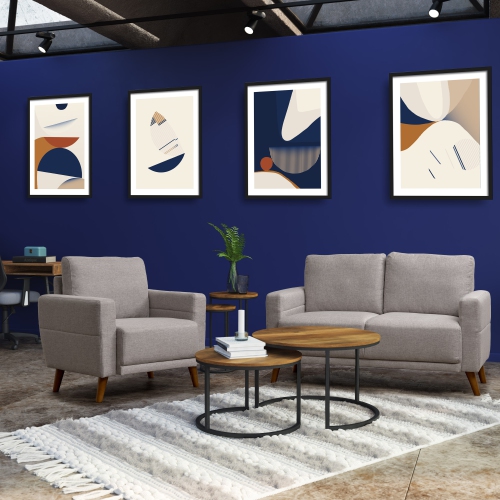 CorLiving LGA-552-C Clara Modern Armchair