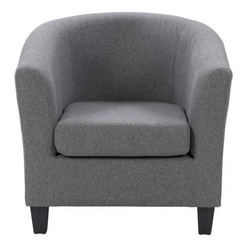 Fauteuil Tube Elwood en gris