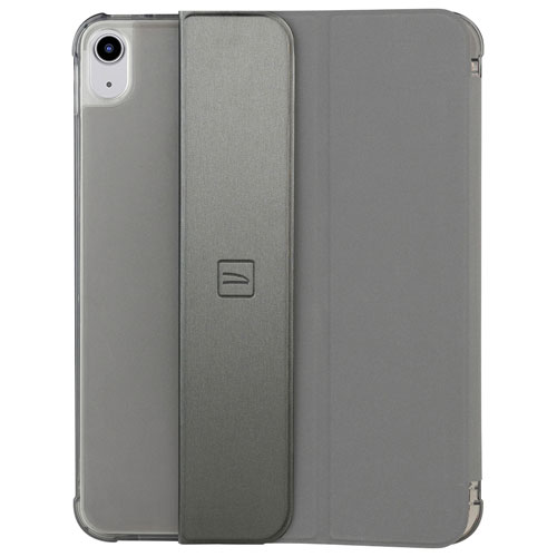 Tucano Milano Italy Satin Folio Case for iPad 11" (A16) / iPad 10.9 (10th Gen) - Grey